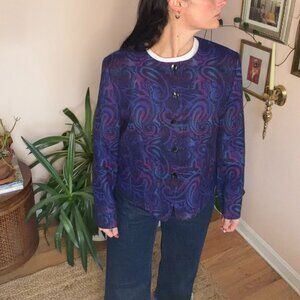 Vintage Pendleton 100% virgin wool paisley jacket